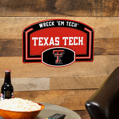 Texas Tech University USA Embossed Steel Wall Sign, 11" x 17"