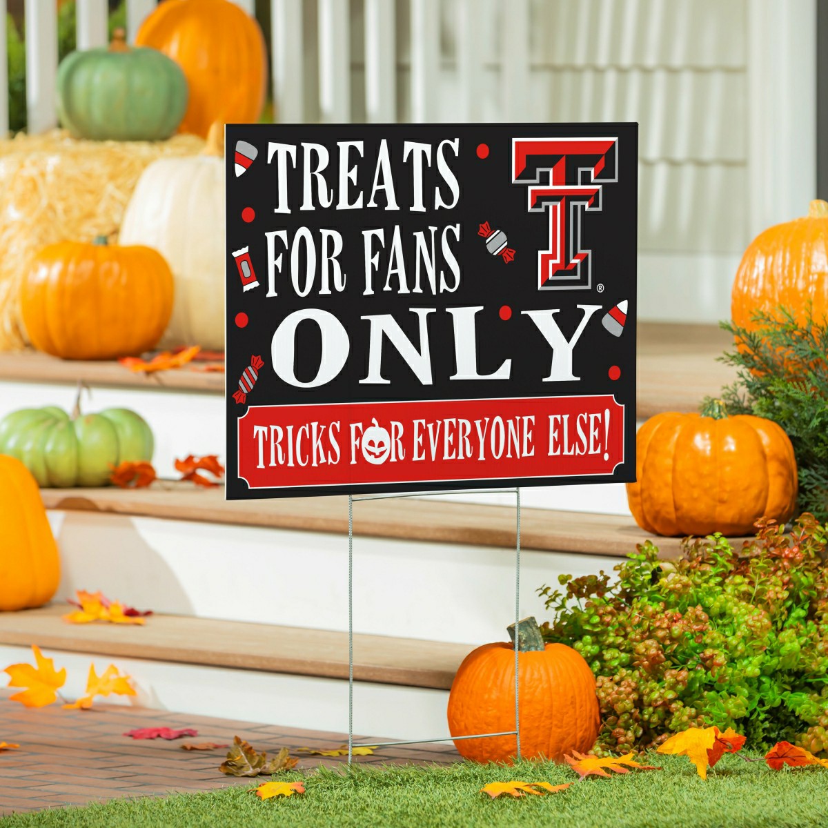Texas Tech University Yard Sign, Halloween Treats for Fans