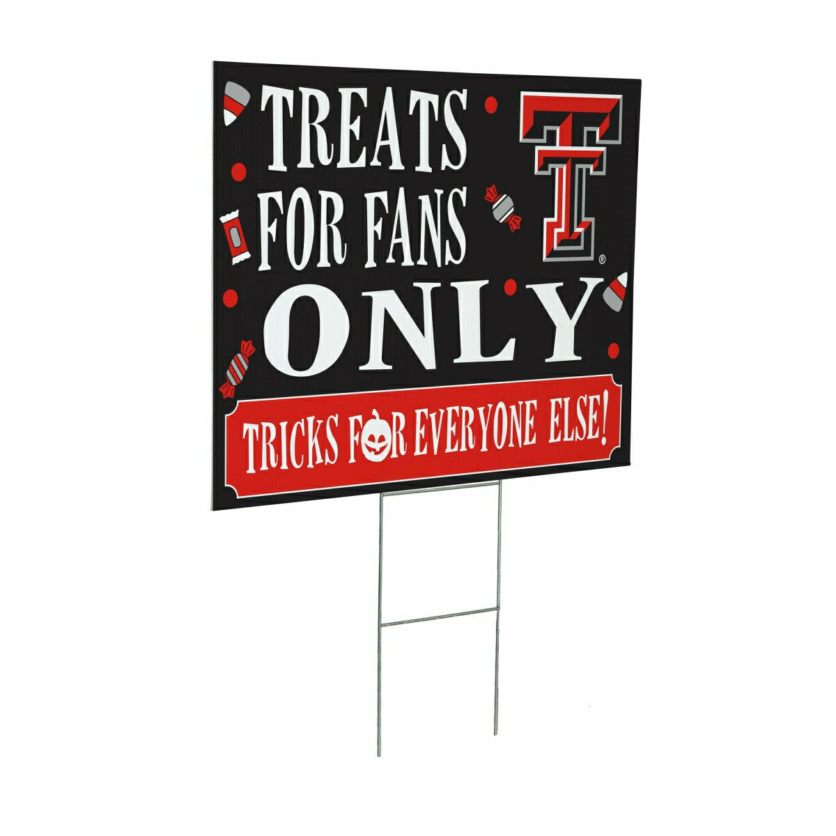 Texas Tech University Yard Sign, Halloween Treats for Fans