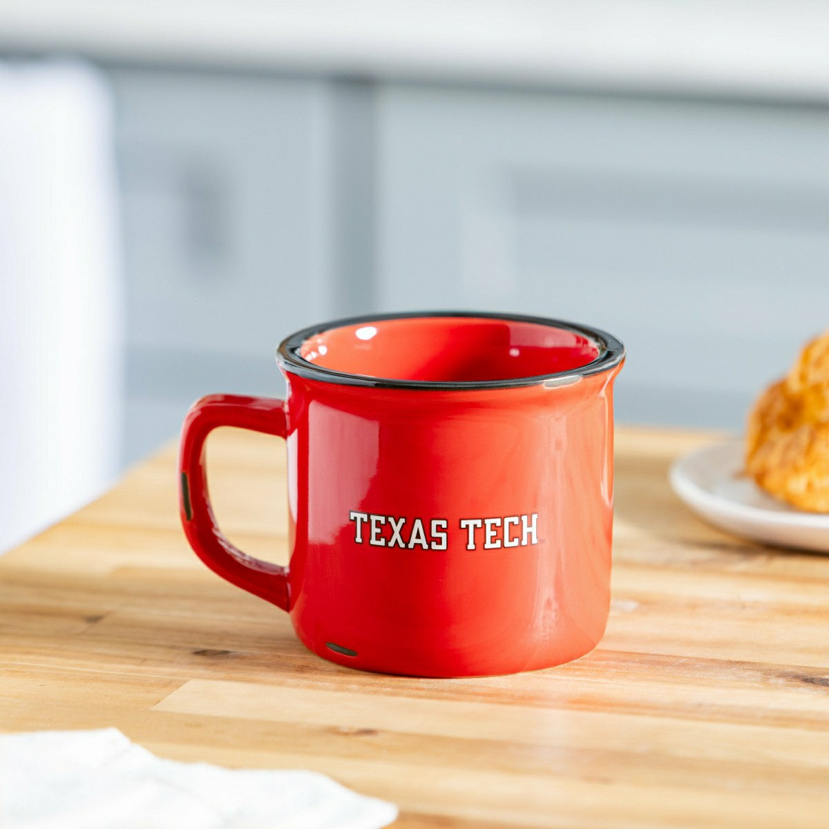 Texas Tech University Ceramic Camp Cup with Enamel Finish, 14oz