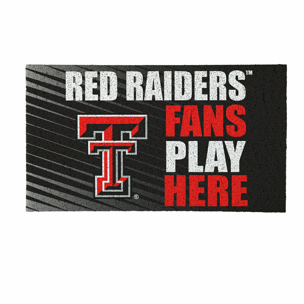 Texas Tech University Fan Mat, 28"x16"
