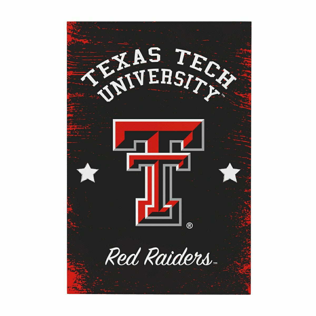 Texas Tech University Wood Wall Sign, 16x24