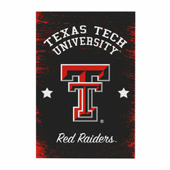 Texas Tech University Wood Wall Sign, 16x24