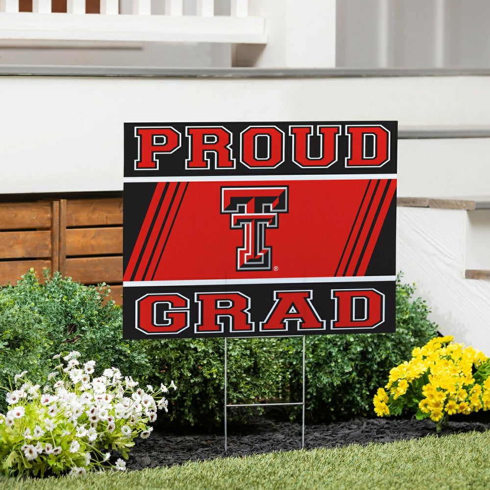 Texas Tech University Coroplast Yard Sign Graduate
