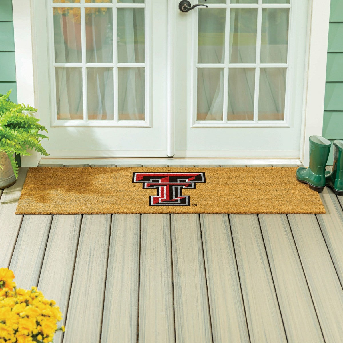 Texas Tech University Extra Large Full Color Coir Mat, 60"x24"