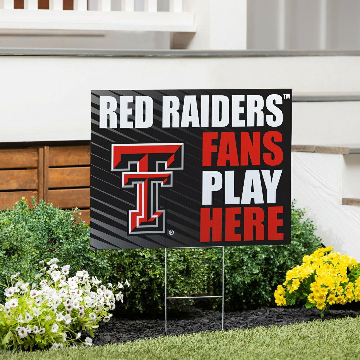 Texas Tech University Coroplast Yard Sign "Fans Play Here"
