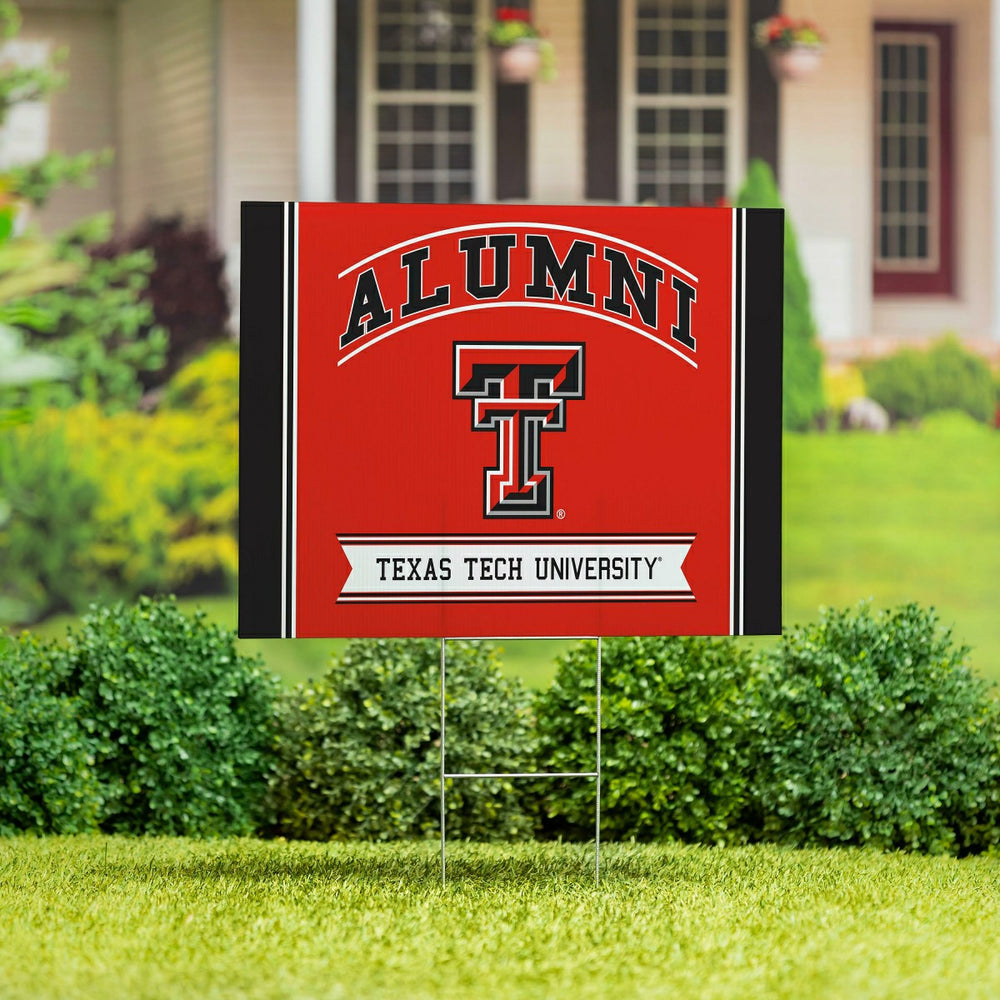 Texas Tech University Coroplast Yard Sign Alumni