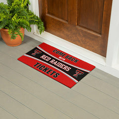 28" x 16" PVC Trapper Mat, Come Back with Tickets, Texas Tech Universi