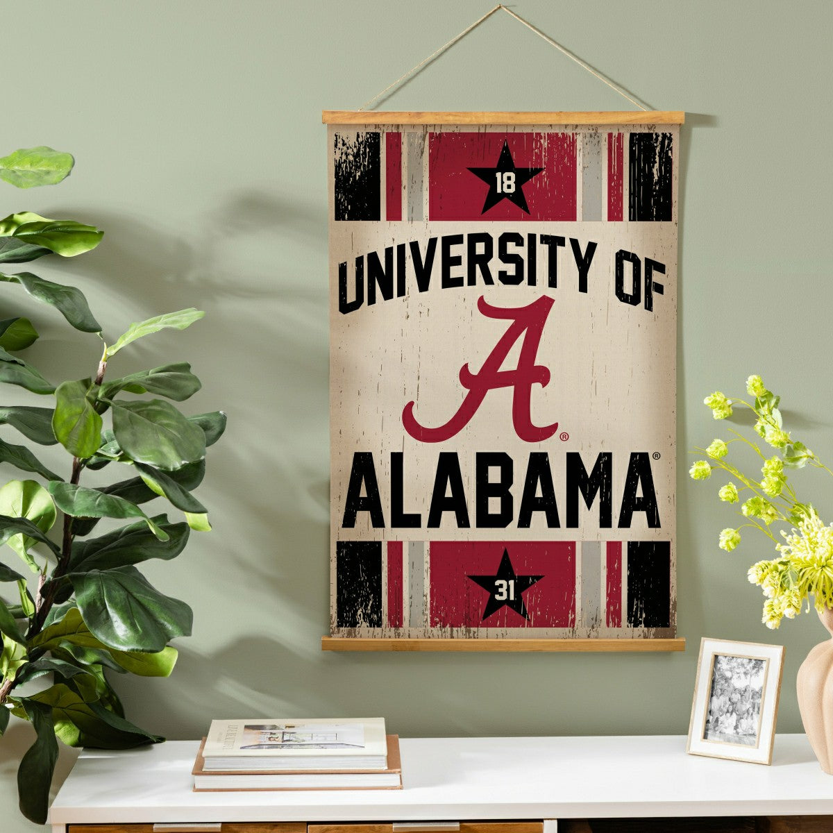 University of Alabama, Canvas Wall Tapestry, Medium, 36x24