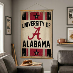 University of Alabama, Canvas Wall Tapestry, Large, 54x36