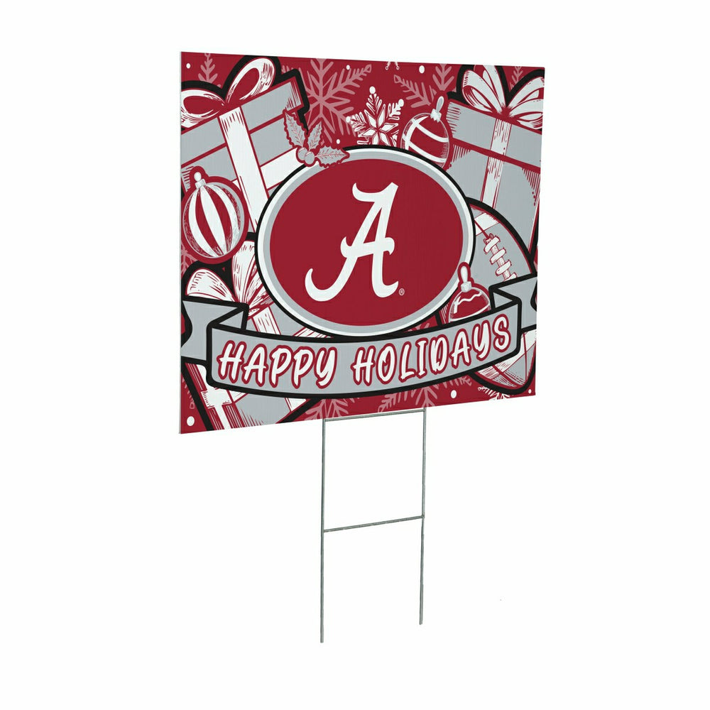 University of Alabama Yard Sign, Holiday