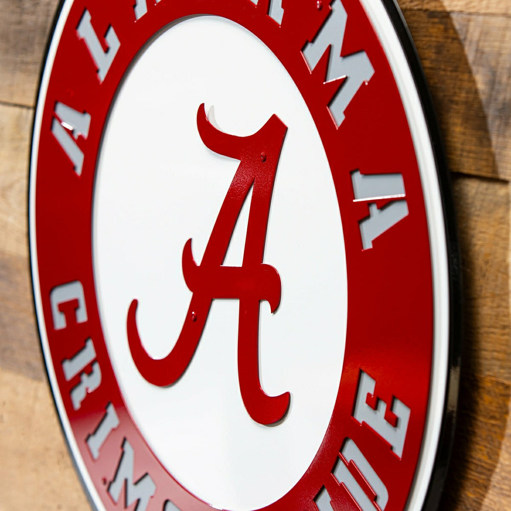 University of Alabama Layered Metal Wall Art