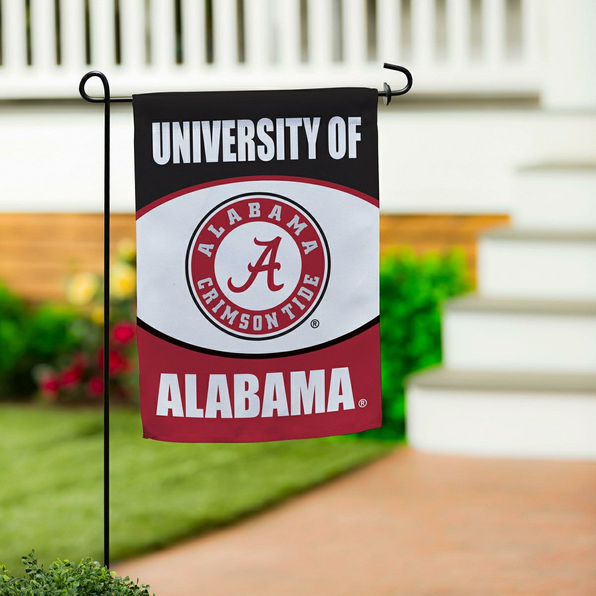 University of Alabama Suede Garden Flag