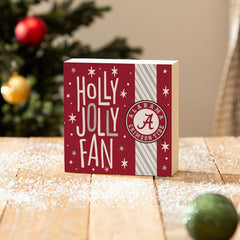 University of Alabama Block, Holiday, 6x6