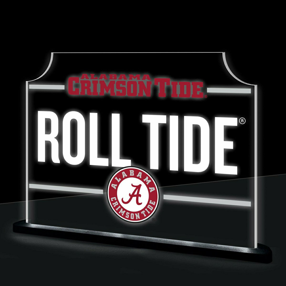 University of Alabama College Rectangle Desklite LED Decor