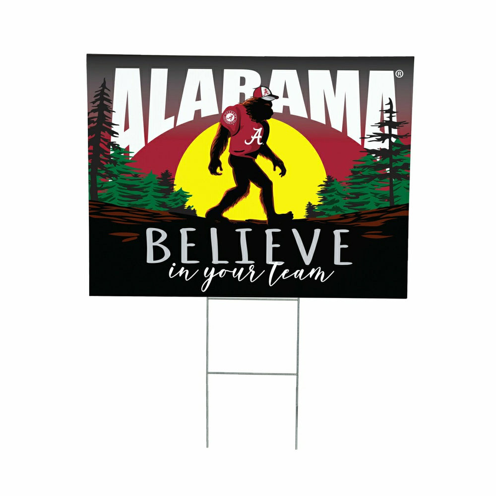 University of Alabama Yard Sign, Bigfoot
