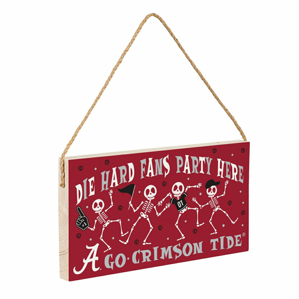 University of Alabama Halloween Wood Wall Sign, 6x11