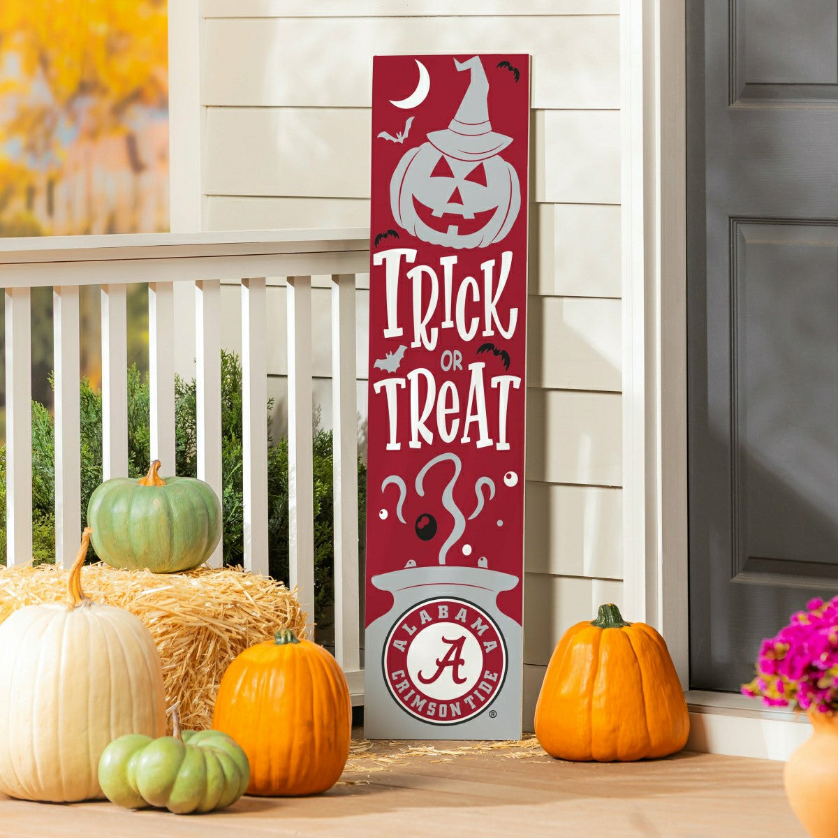 47" Double Sided Leaner, University of Alabama, Halloween