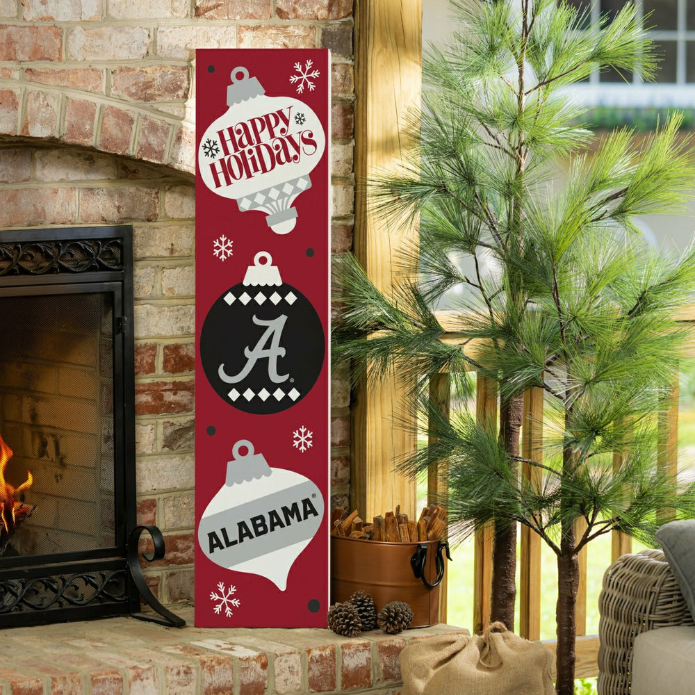 47" Double Sided Leaner, University of Alabama, Christmas