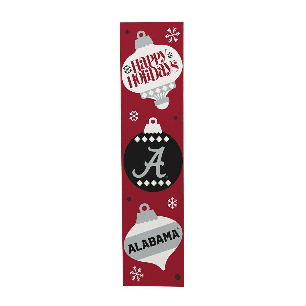 47" Double Sided Leaner, University of Alabama, Christmas