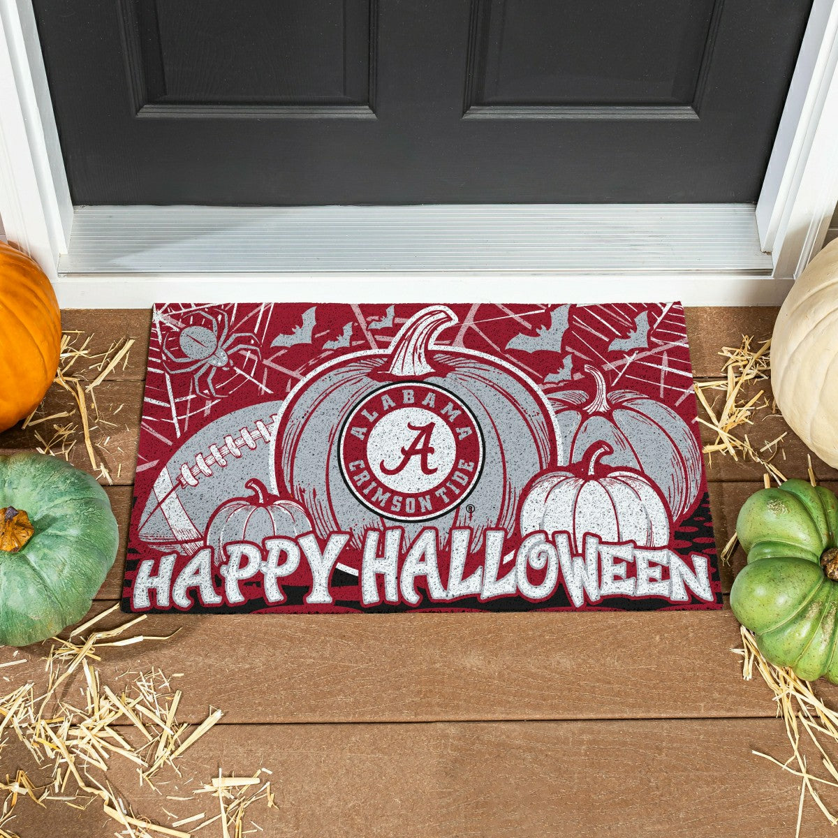 University of Alabama Halloween PVC Mat, 28"x16"