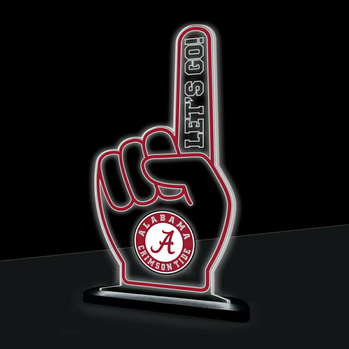 University of Alabama College Foam Finger Desklite LED Decor