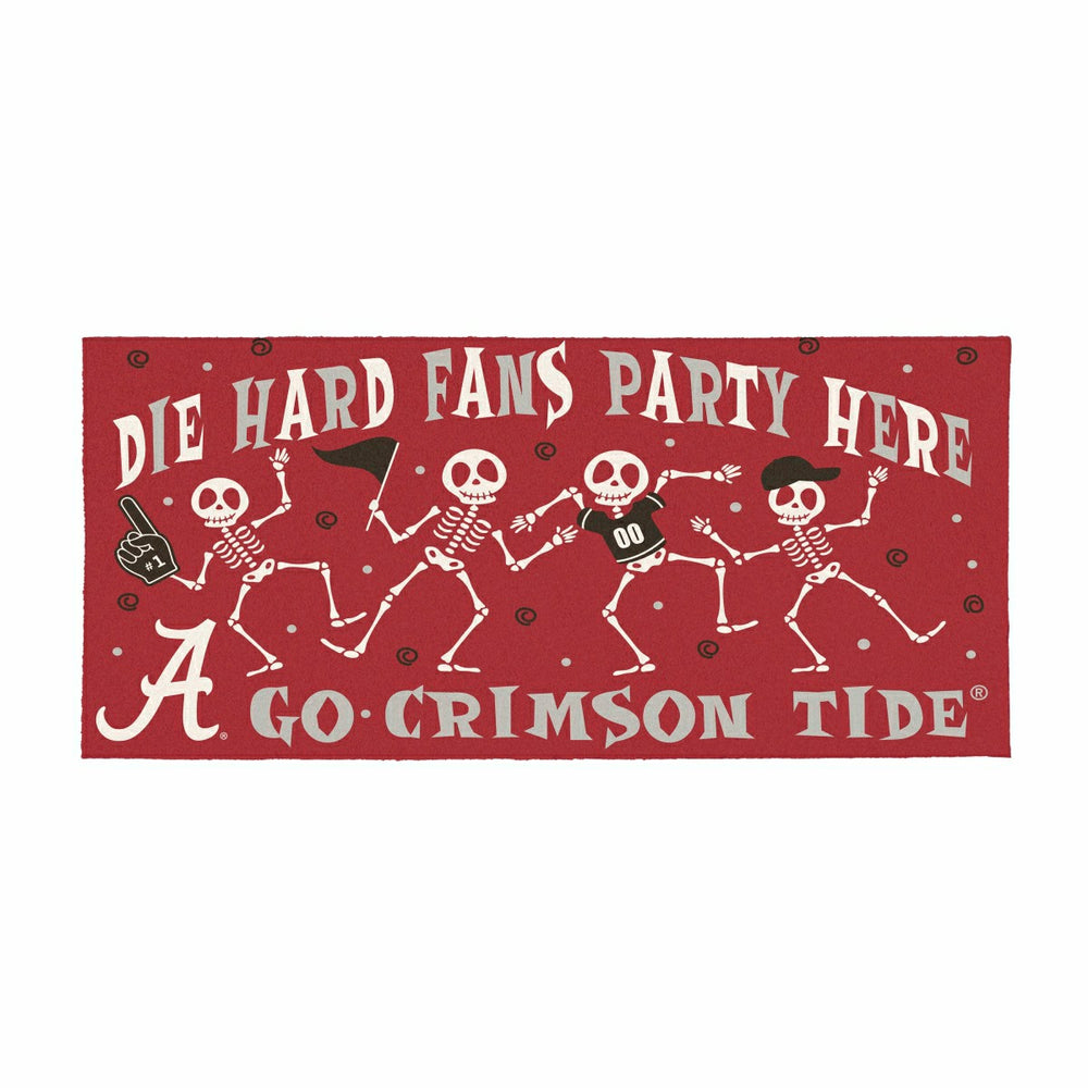 University of Alabama Flocked Coir Halloween Sassafras Switch Mat, 22"