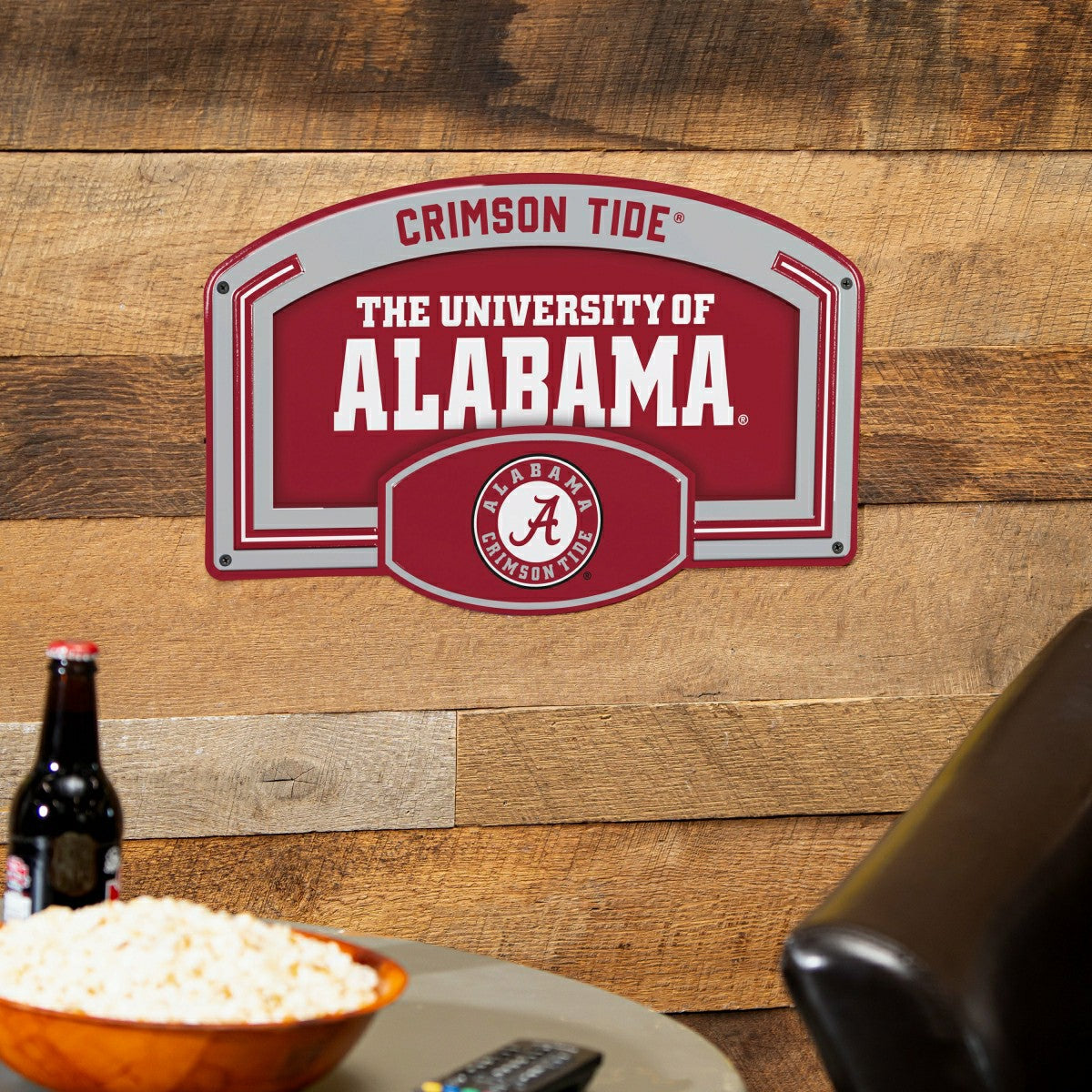 University of Alabama USA Embossed Steel Wall Sign, 11" x 17"