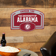 University of Alabama USA Embossed Steel Wall Sign, 11" x 17"