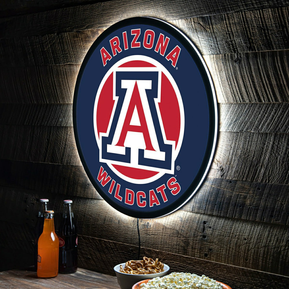 LED Wall Decor, Round, University of Arizona