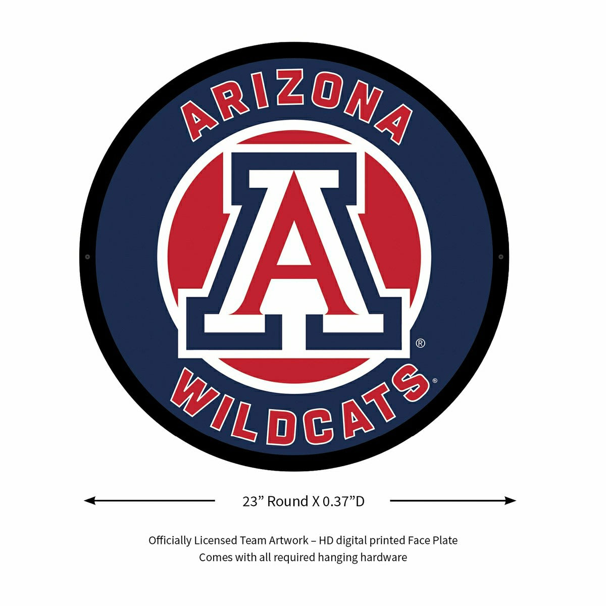 LED Wall Decor, Round, University of Arizona