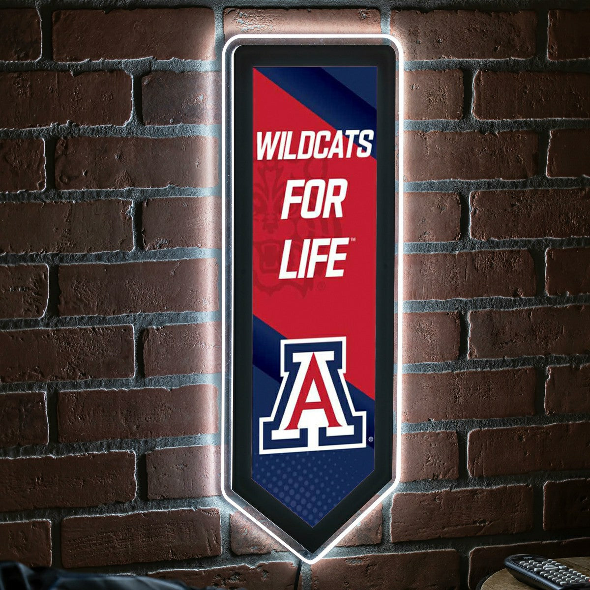 LED Wall Decor, Pennant, University of Arizona