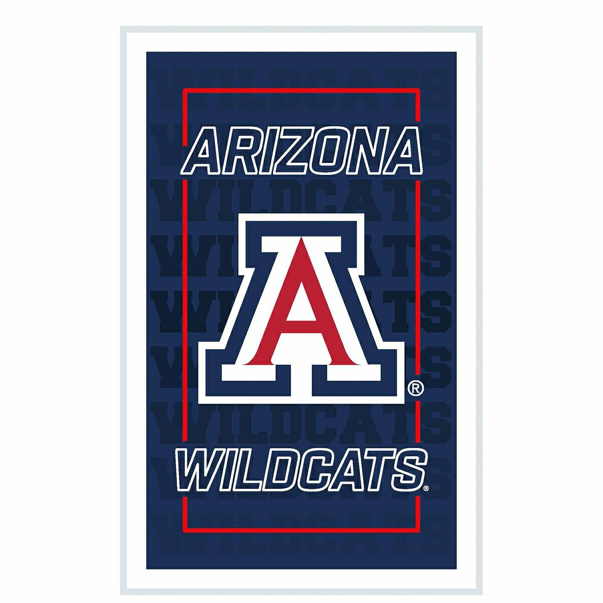 University of Arizona College Rectangle Neolite LED Decor
