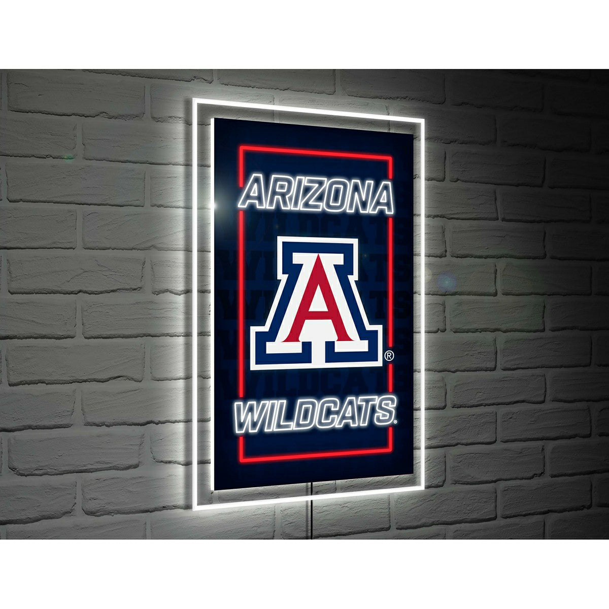 University of Arizona College Rectangle Neolite LED Decor