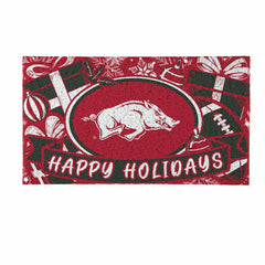 University of Arkansas Holiday PVC Mat, 28"x16"