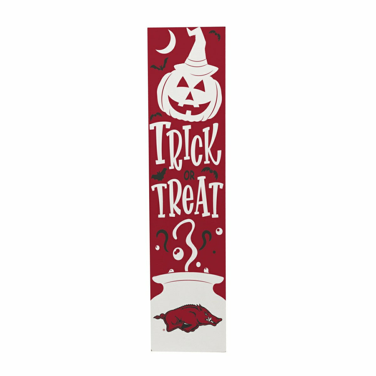 47" Double Sided Leaner, University of Arkansas, Halloween
