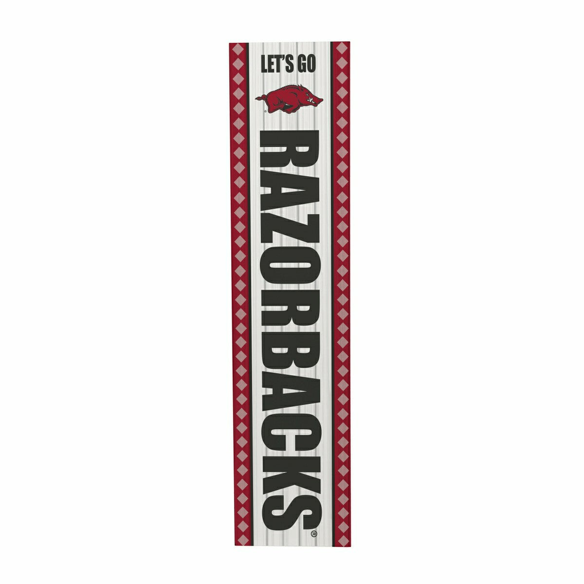47" Double Sided Leaner, University of Arkansas, Christmas