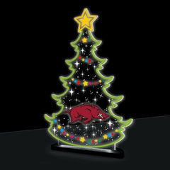 University of Arkansas College Holiday Tree Desklite LED Decor