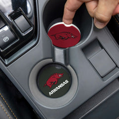University of Arkansas Car Coaster Set, 2pc