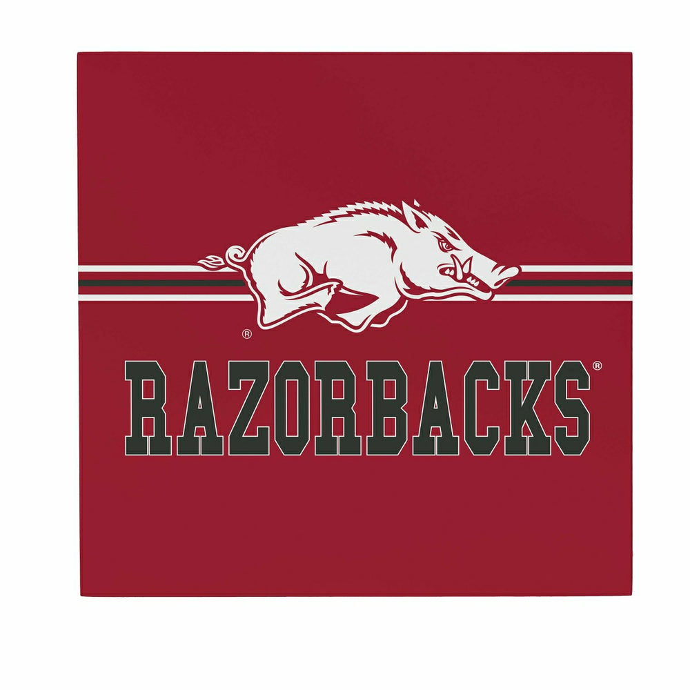 University of Arkansas Wood Wall Sign, 12x12