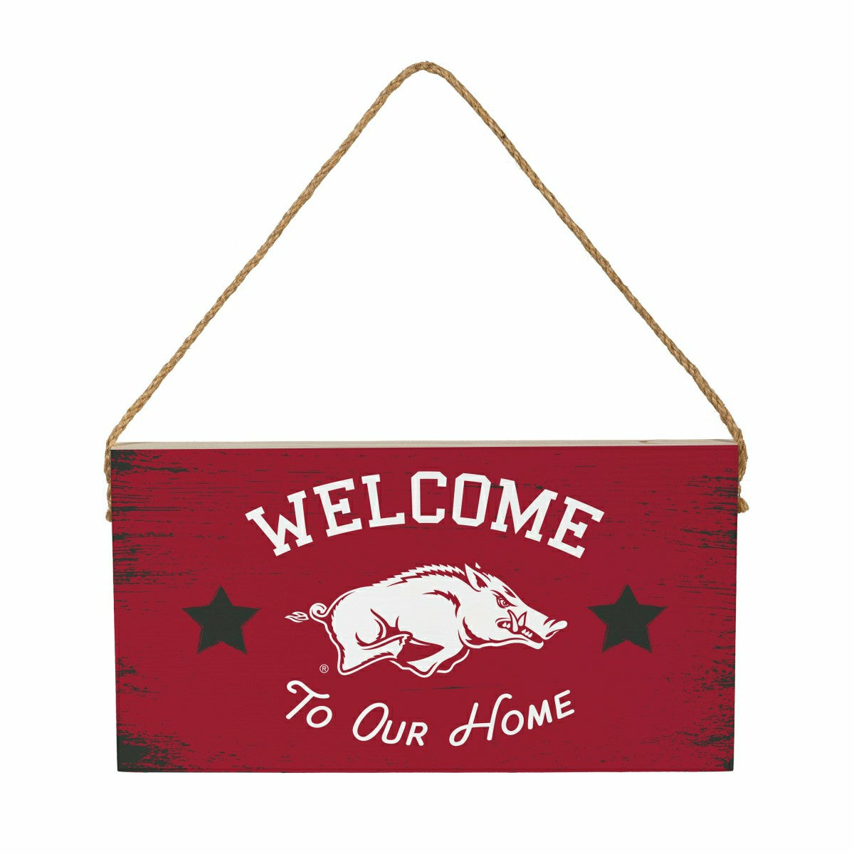 University of Arkansas Wood Wall Sign, 6x11