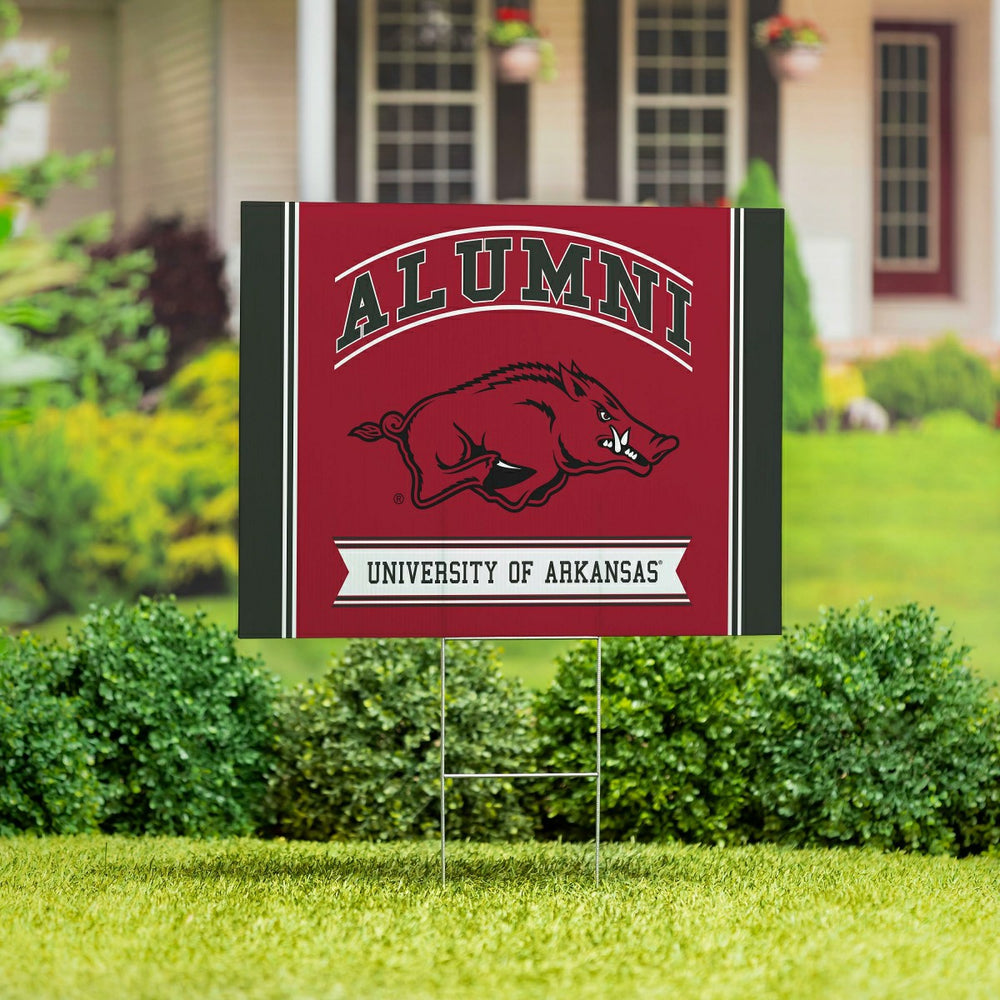 University of Arkansas Coroplast Yard Sign Alumni