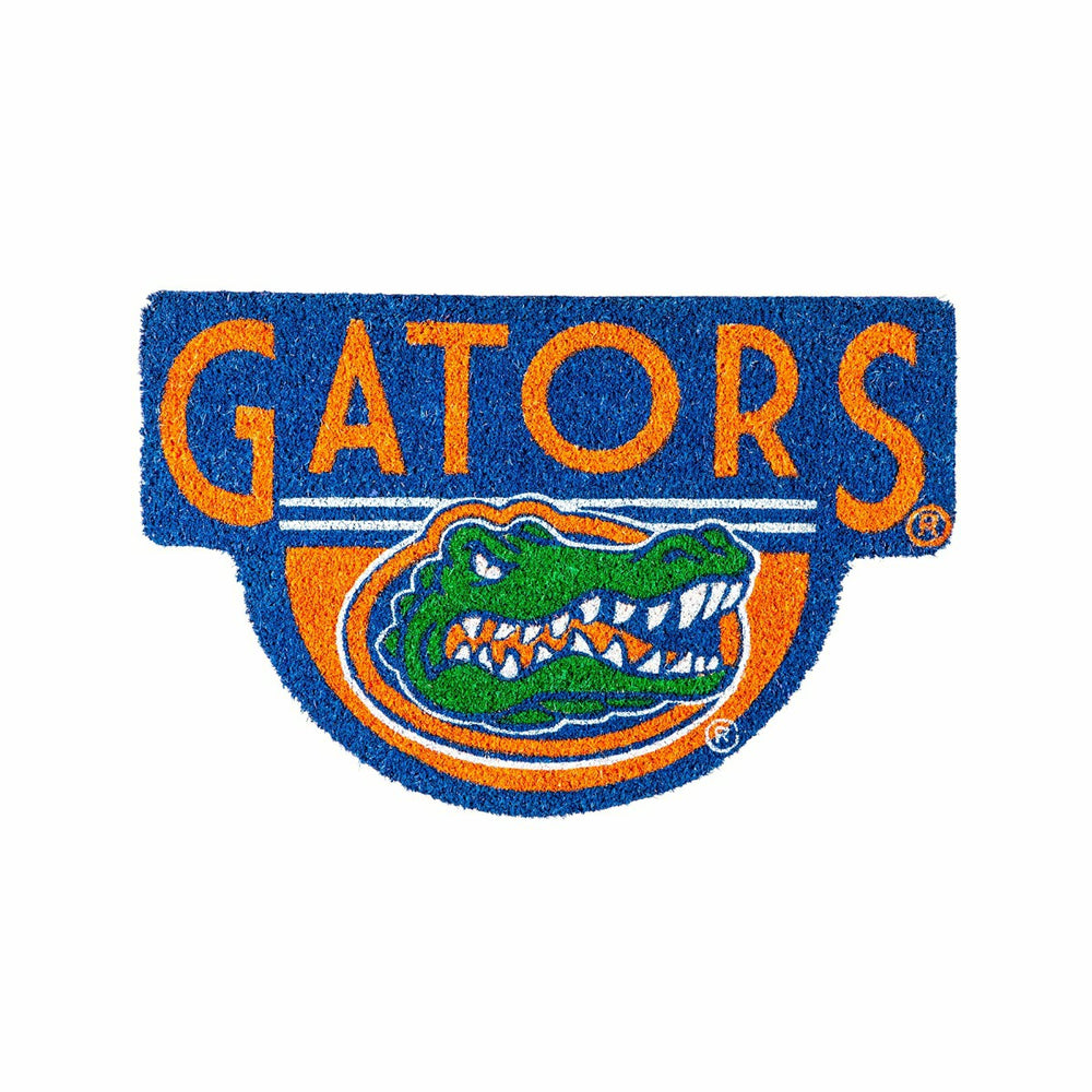 NCAA Team Shaped Coir Door Mat, Florida Gators