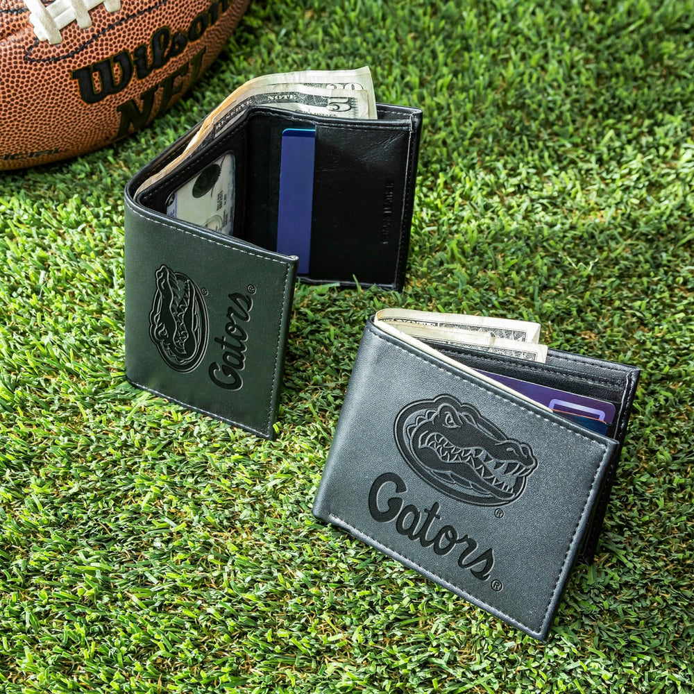 University of Florida, Bi-Fold and Tri-Fold Wallet Gift Set, Black