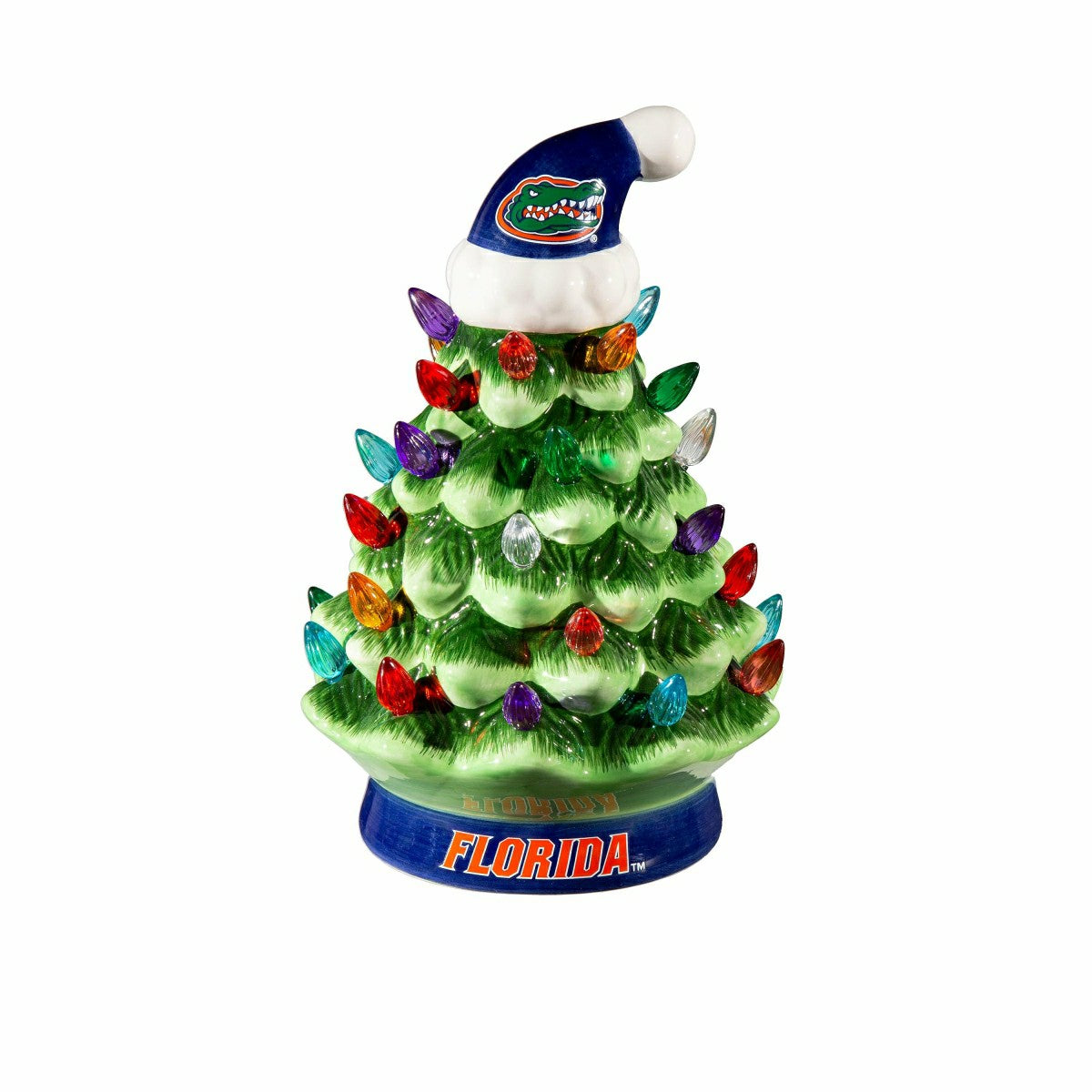 8" LED Ceramic Christmas Tree, University of Florida