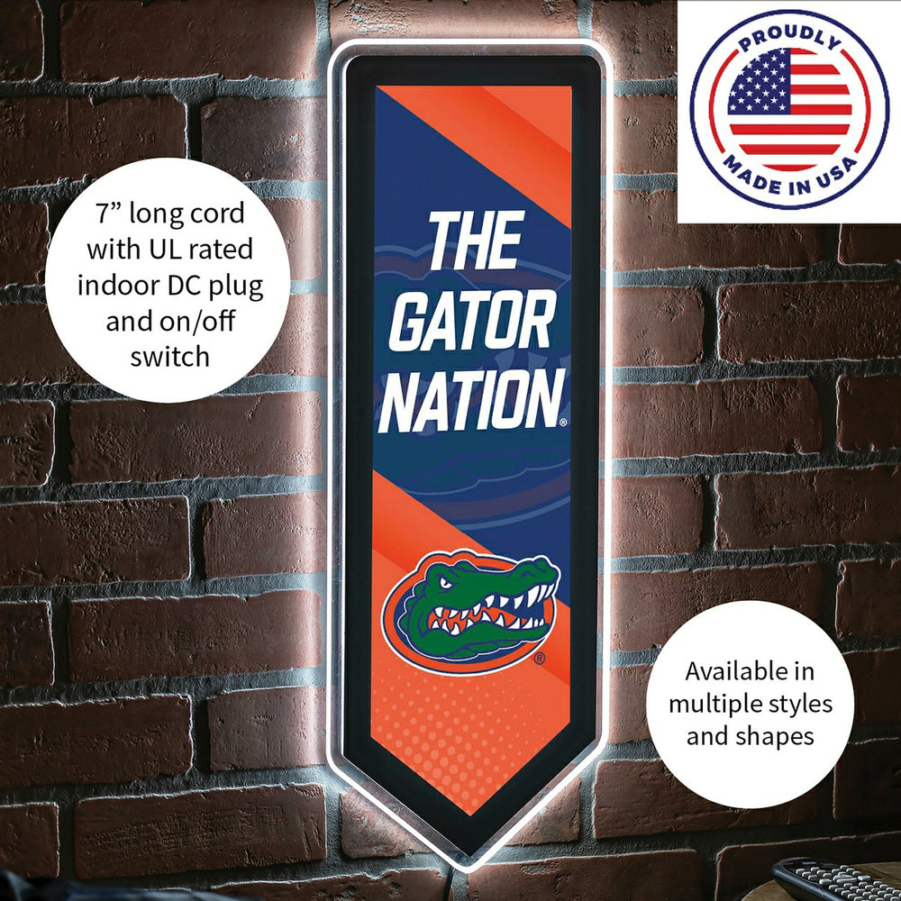 LED Wall Decor, Pennant, University of Florida