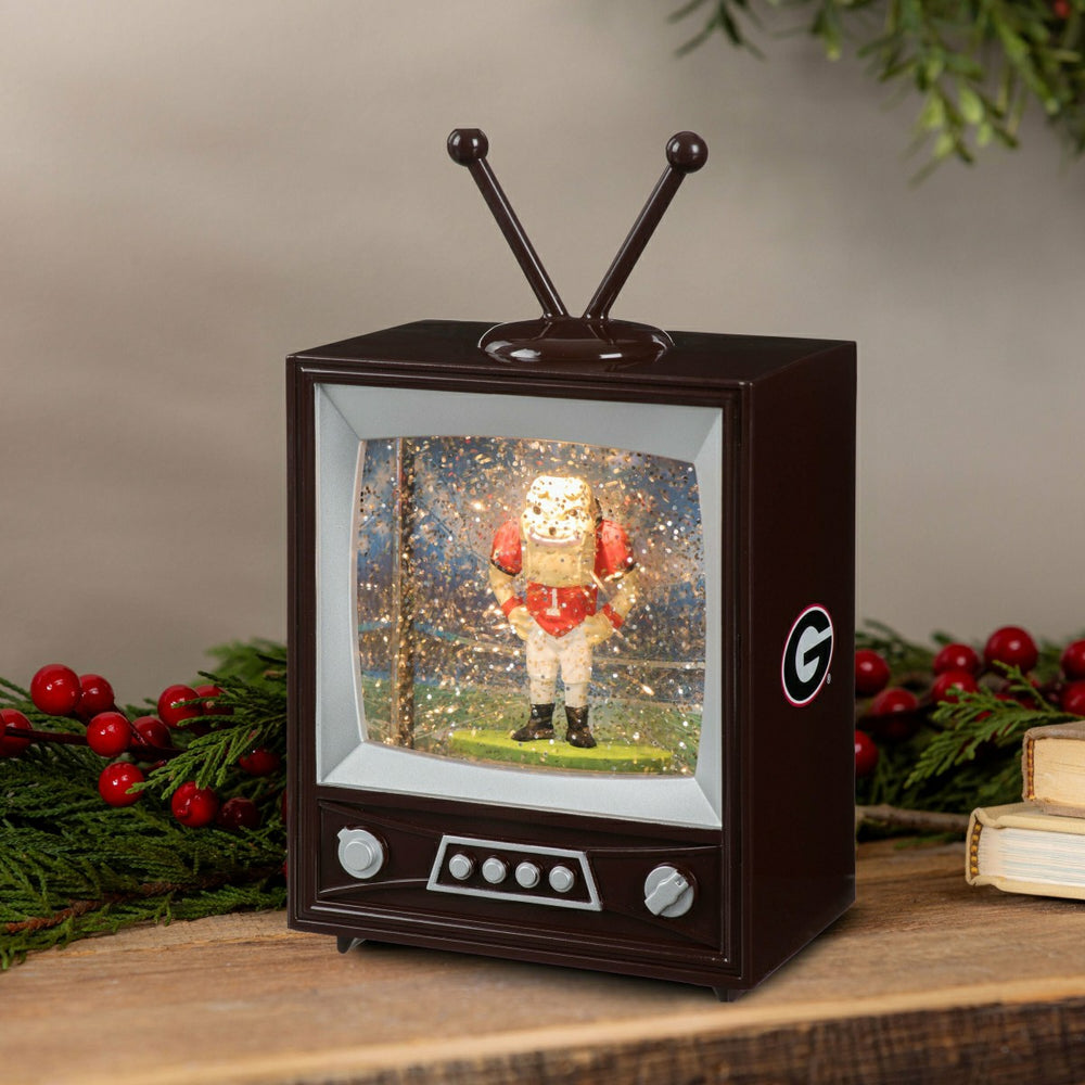 University of Georgia Vintage TV Water Lantern