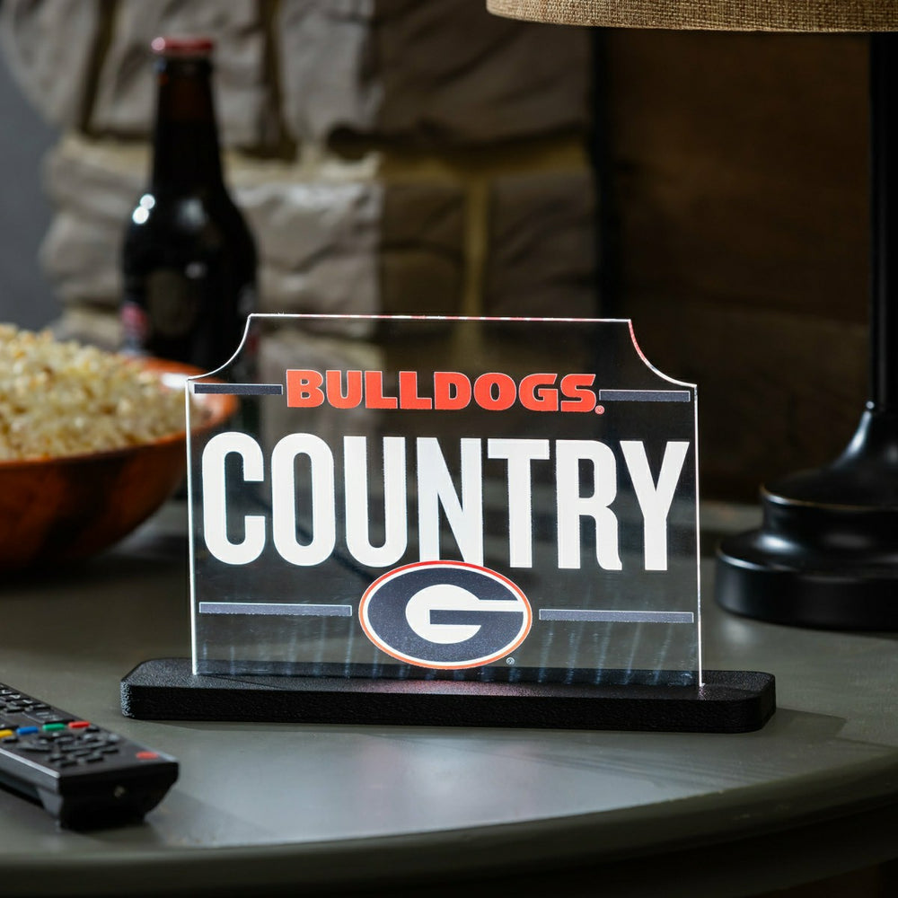 University of Georgia College Rectangle Desklite LED Decor