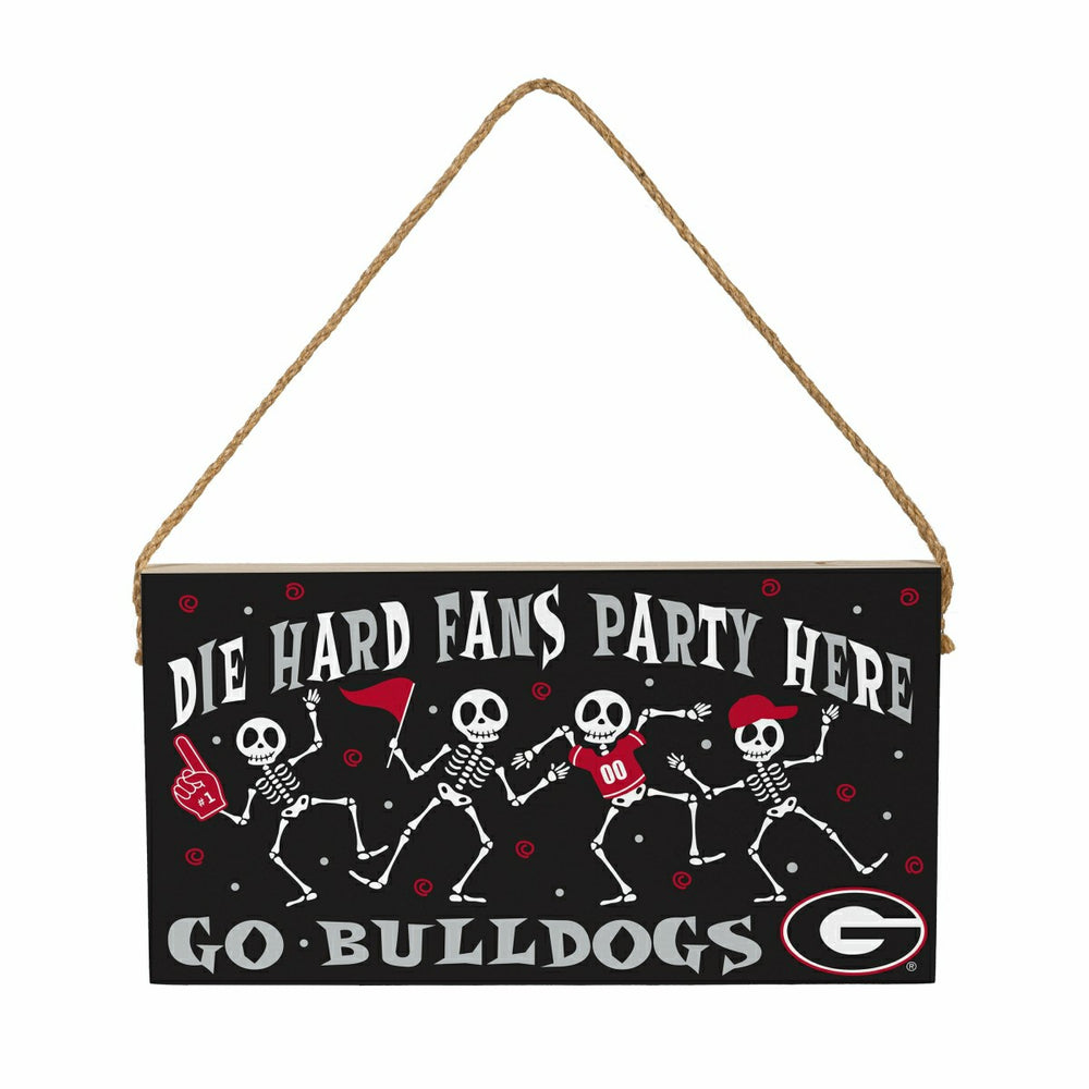 University of Georgia Halloween Wood Wall Sign, 6x11