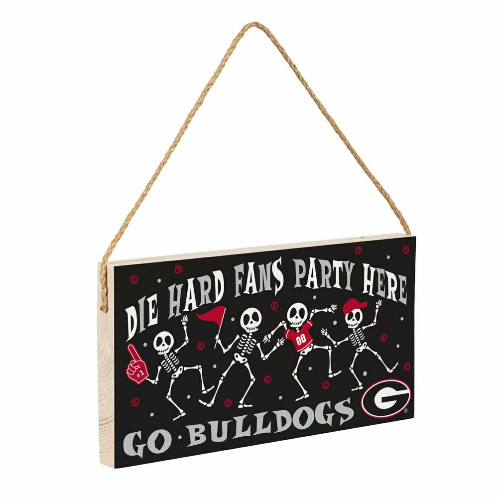 University of Georgia Halloween Wood Wall Sign, 6x11